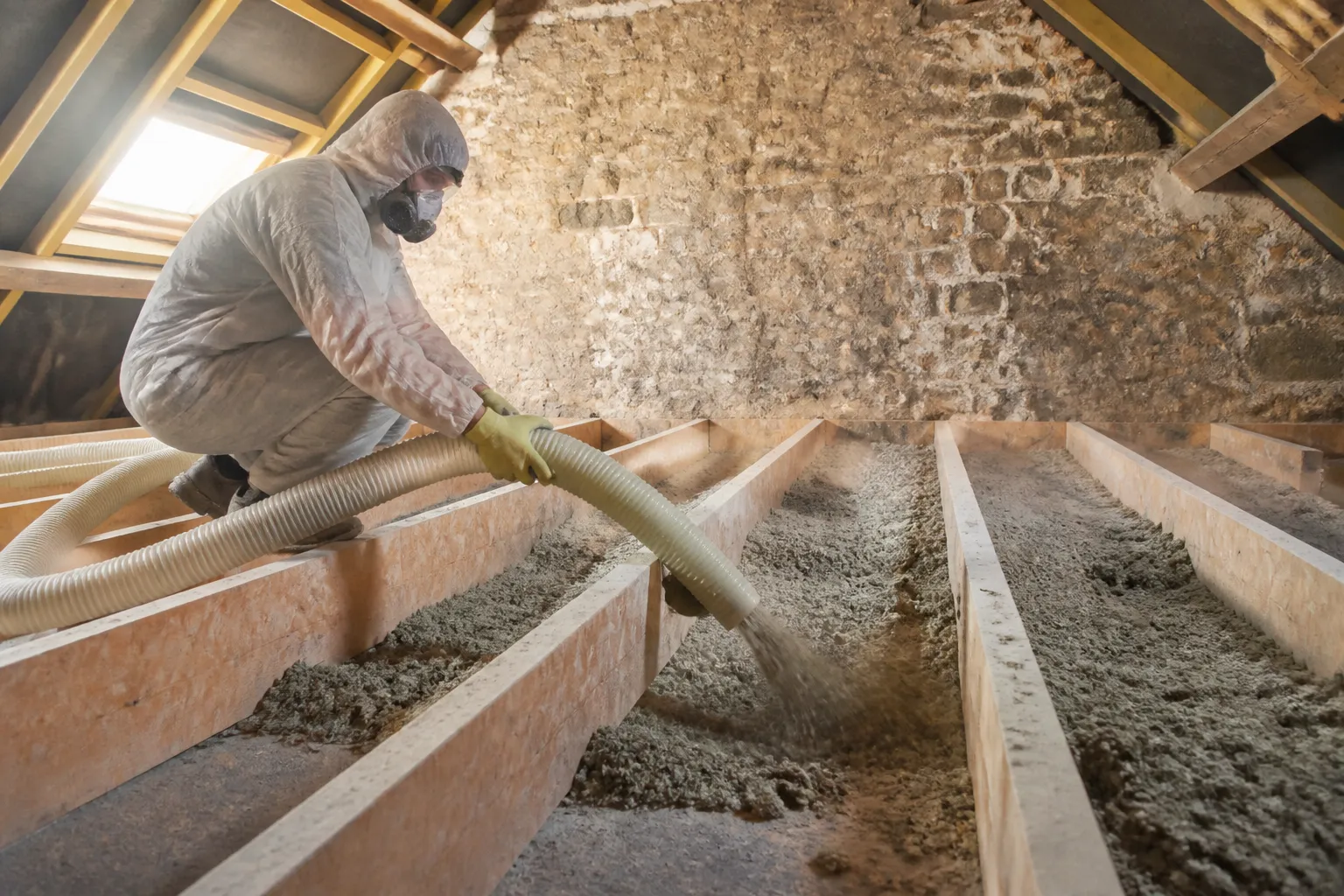 Isolation des combles d'une maison
