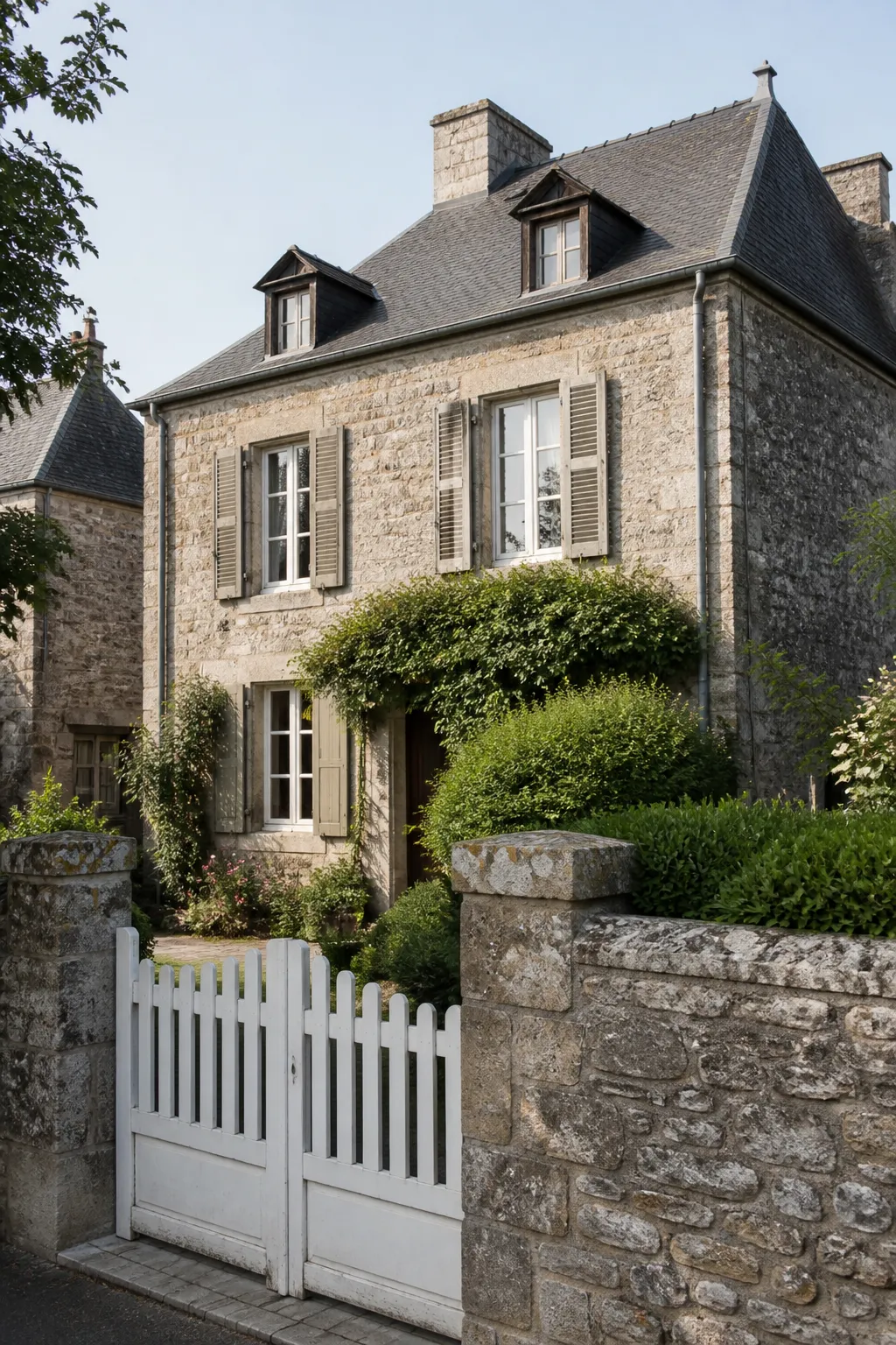 Maison ancienne en pierre avec toit en ardoise, expertise avant achat en Haute-Vienne