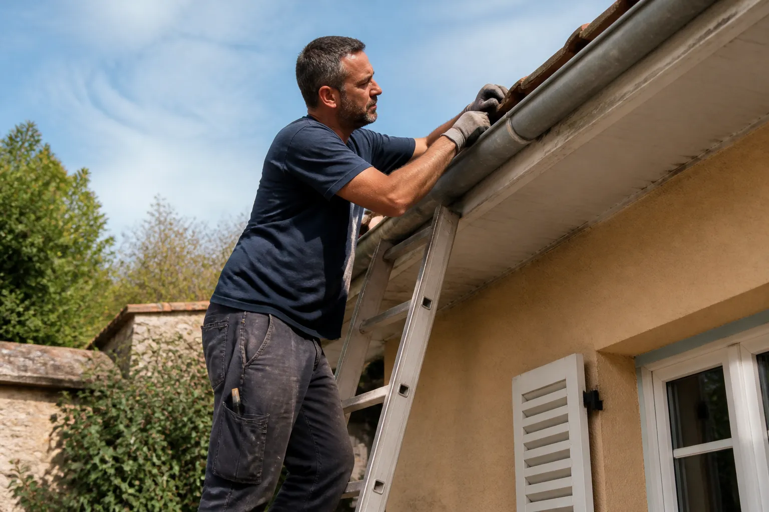 Petite réparation réalisée avant la mise en vente