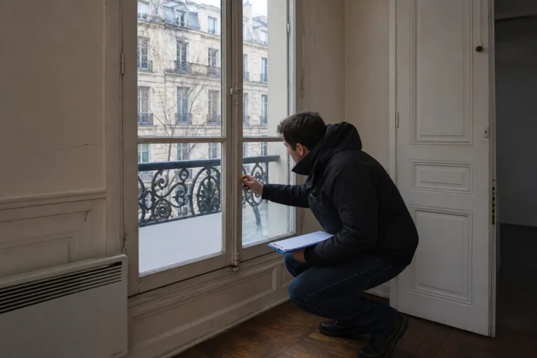 Appartement ancien énergivore avec simple vitrage et vieux radiateurs