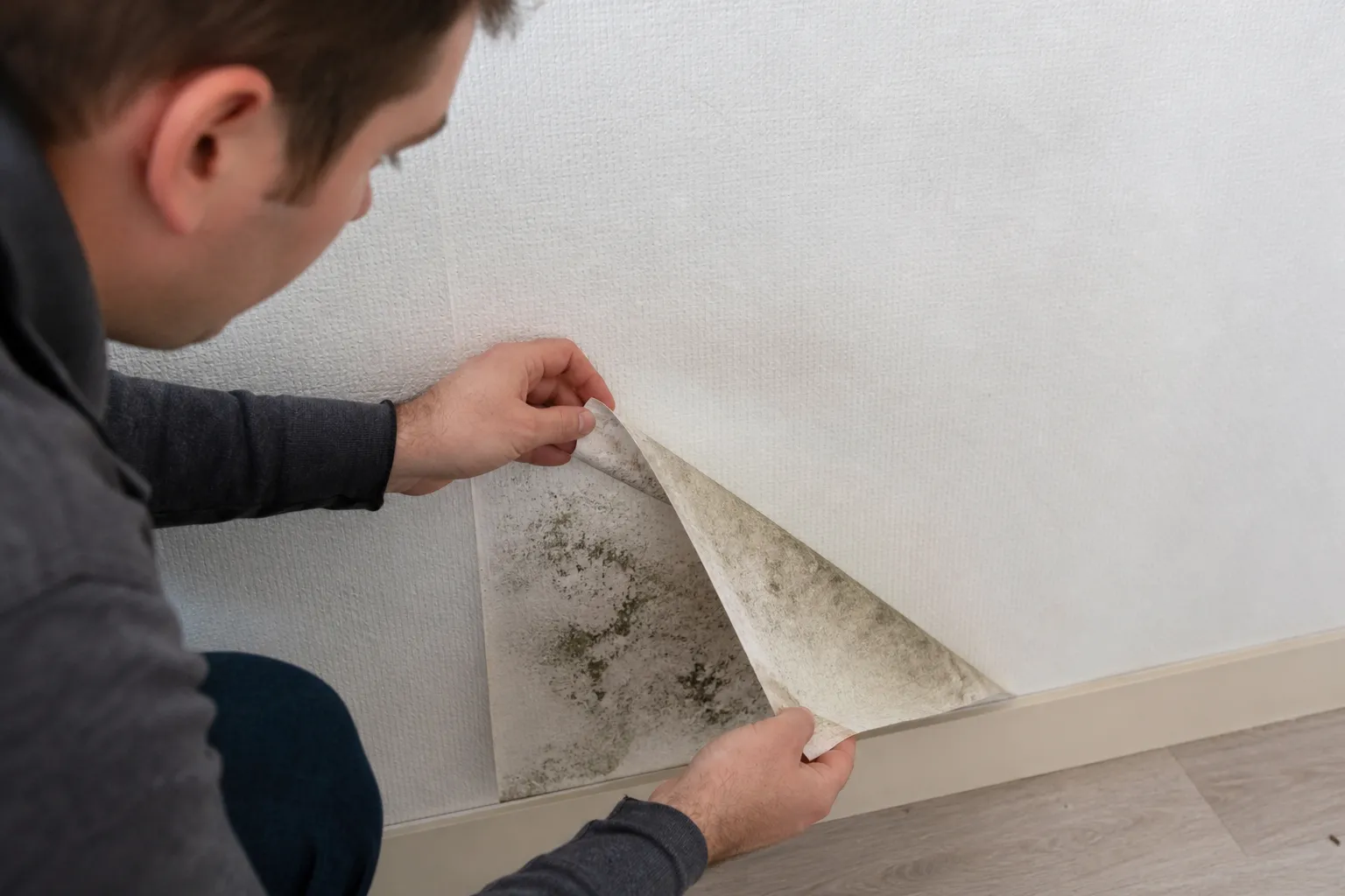 Pourquoi l'humidité n'était pas visible