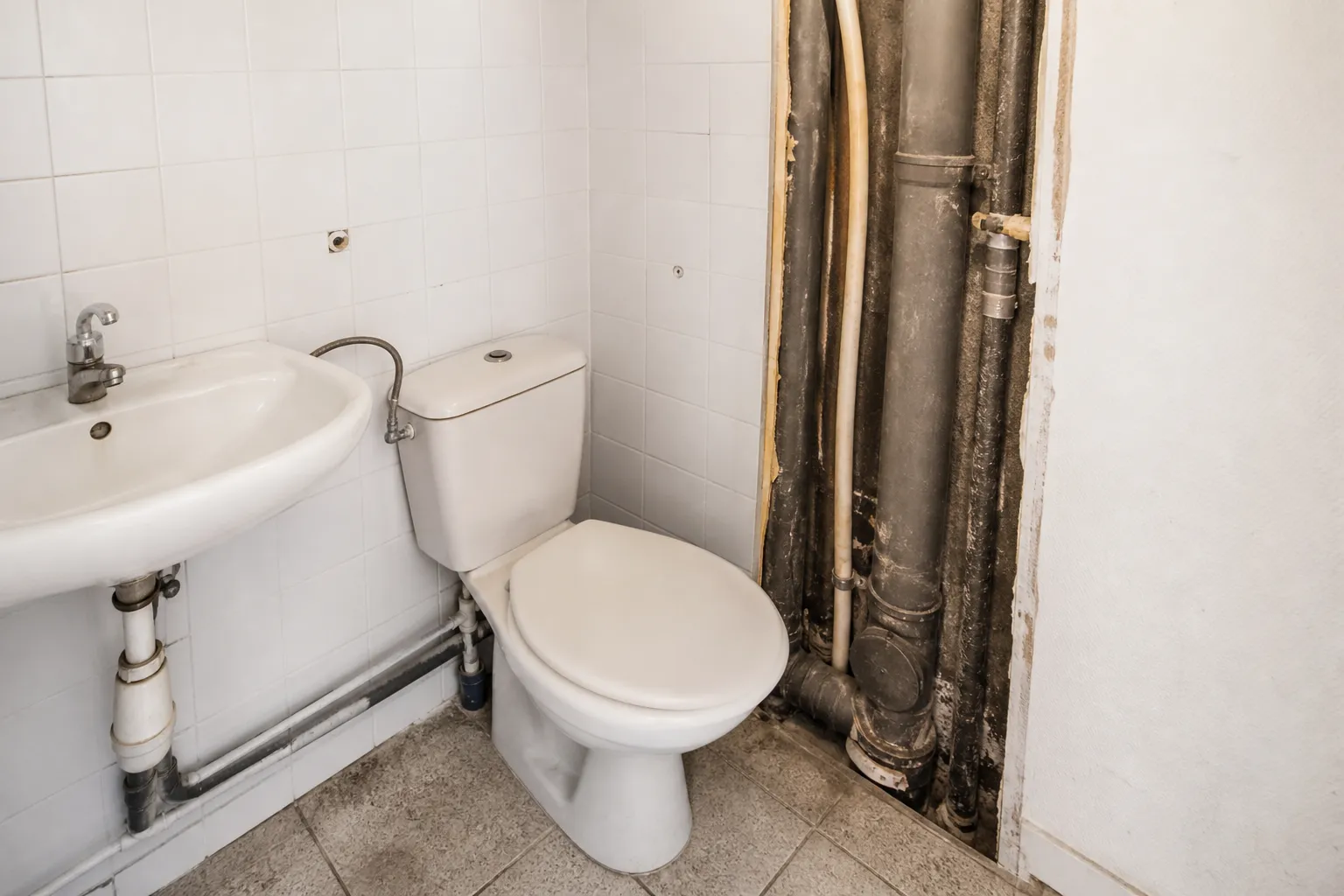 Sanitaires, évacuations et raccordements